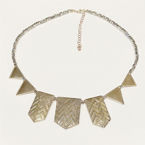 HOUSE OF HARLOW 1960. Collar Necklace Gold plated - Picture 3 of 9